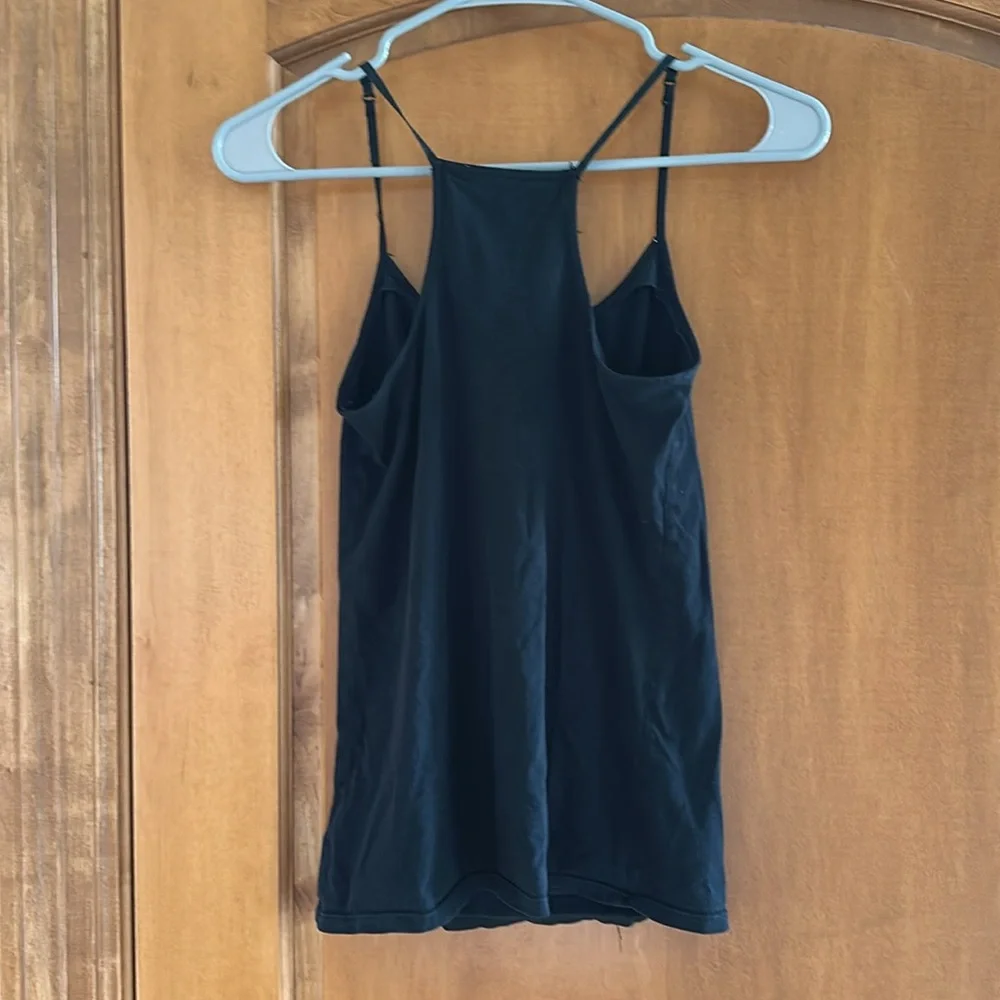 Justice Girls Black Adjustable Strap Cami unlined Size 14
